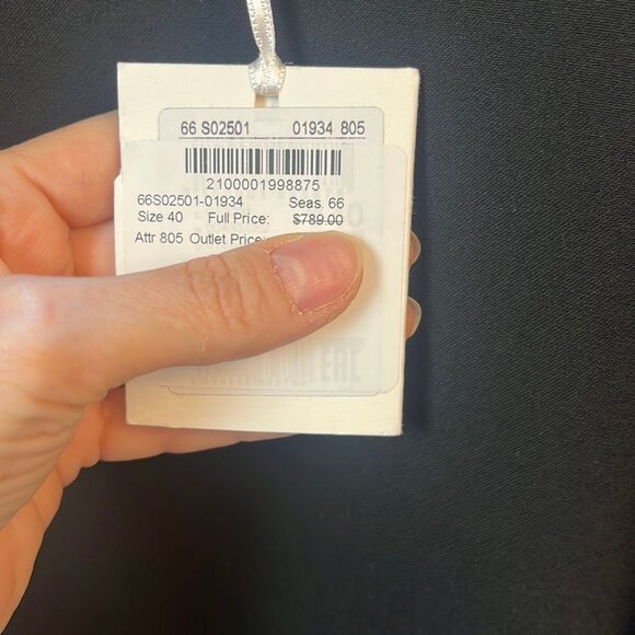 PESERICO BLACK CHAIN DRESS - Picture 2 of 2